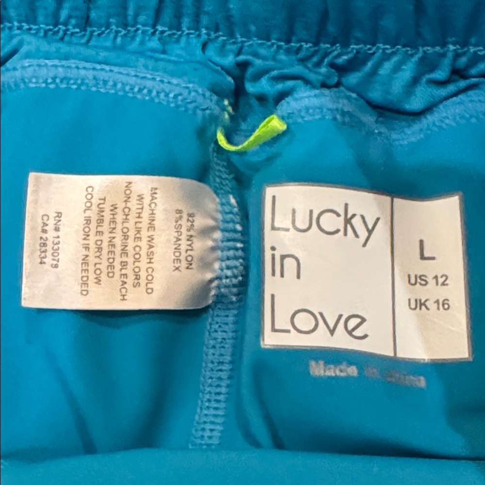 Lucky in Love 13” Blue Tiered Skort - Picture 3 of 4